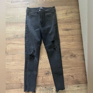 Distressed jeans